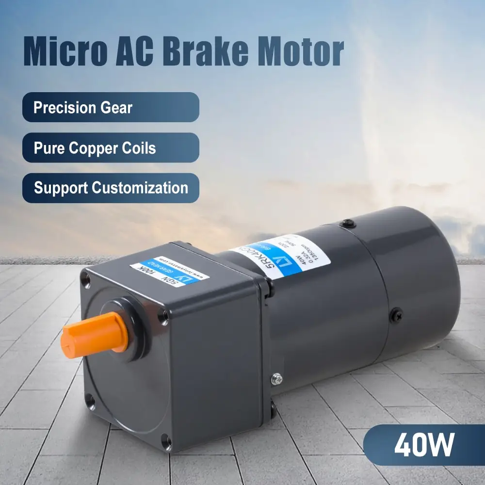 40W AC brake motor