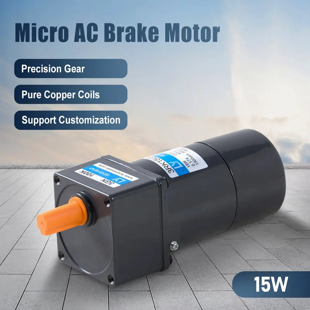 15W AC brake motor