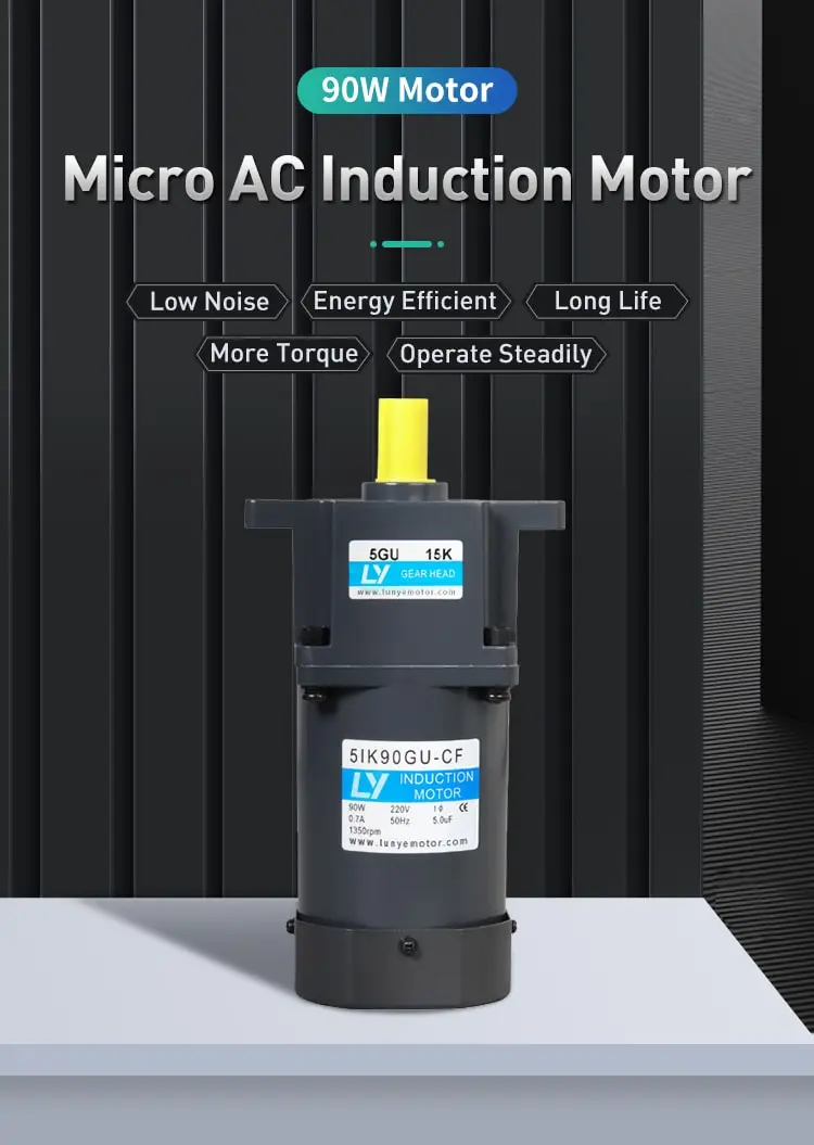 90W AC induction motor