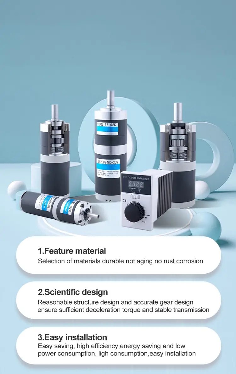 Planetary Brushed Gear Motor Advantage