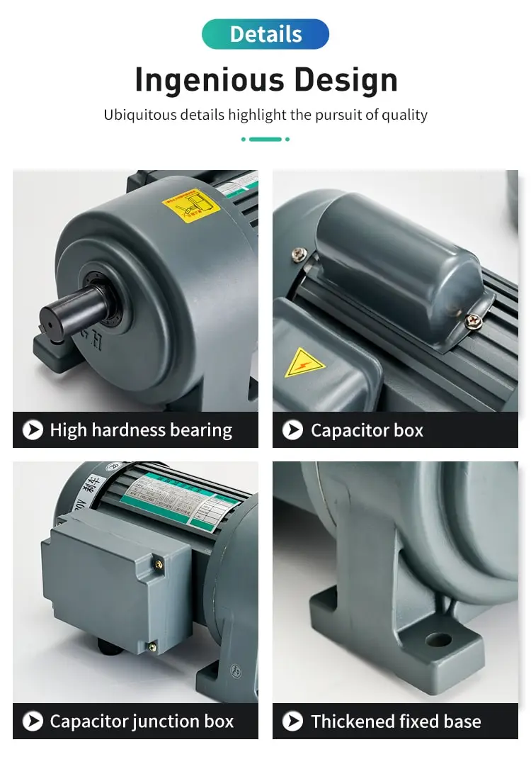 5.0KW small AC motor appearance