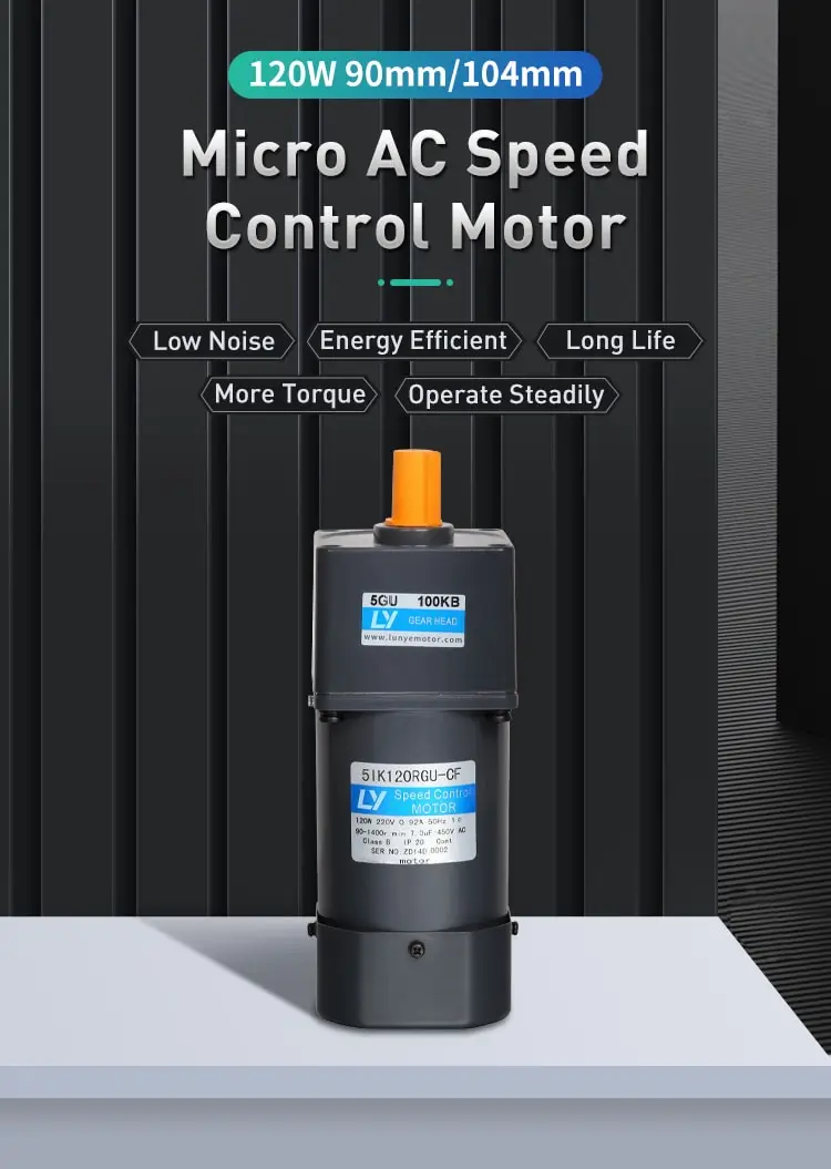 120W AC speed control motor