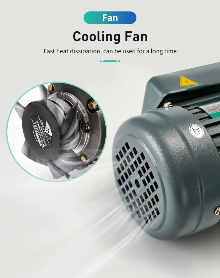 750W three-phase small AC motor details