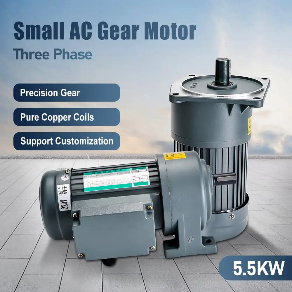 5.5KW 220V three phase small AC motor