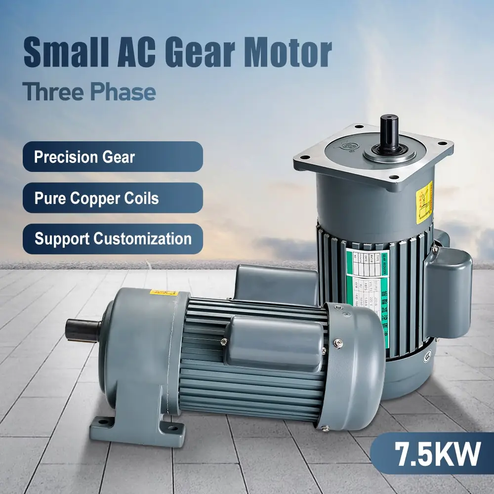 7.5KW 220V three phase small AC motor