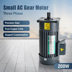 200W three phase small AC motor