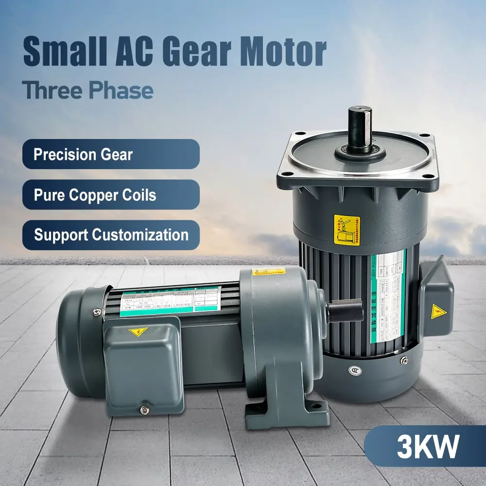 3.0KW 220V three phase small AC motor