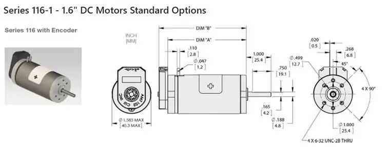 12-24V 40mm 1700-8000rpm PMDC Brushed Motor