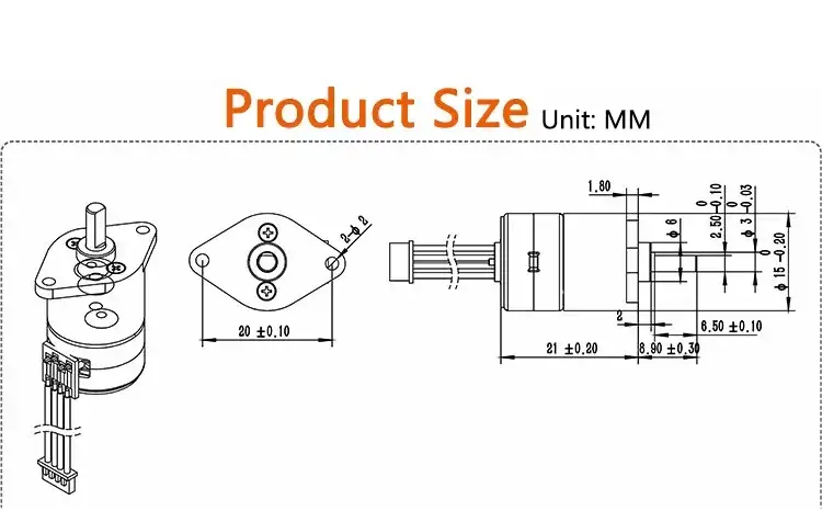 12-24V Micro Dc Worm Gear Motor with Planetary Gearbox