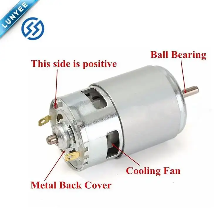 150W 24V 20000RPM 775 DC Motor Brush Motor