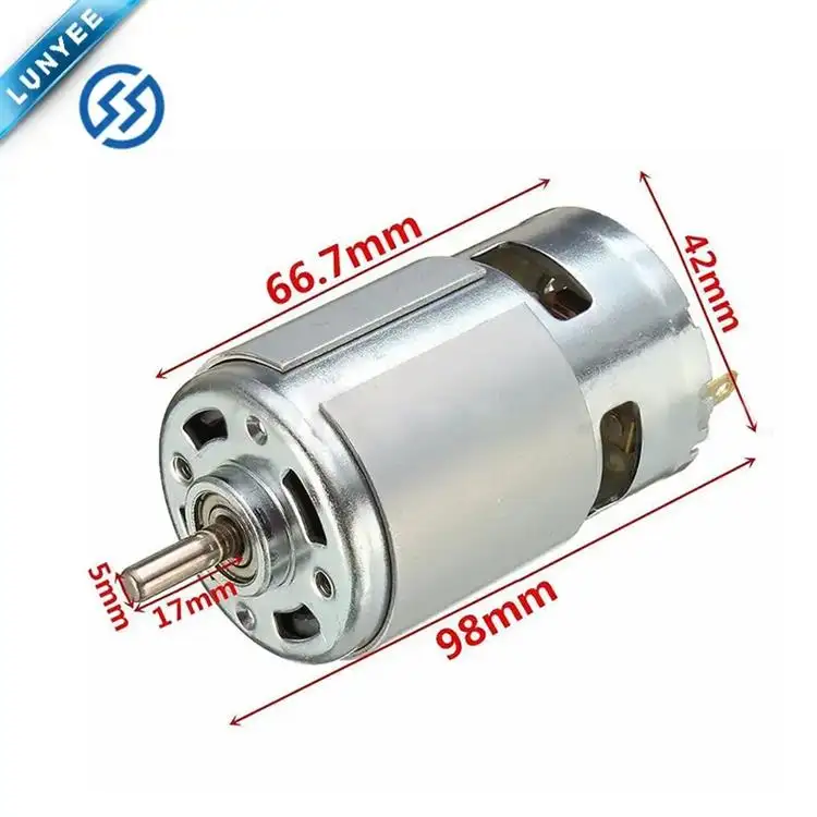 150W 24V 20000RPM 775 DC Motor Brush Motor