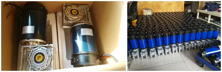 200-1500W 12-48V 1500-7500RPM Brush PMDC Motor