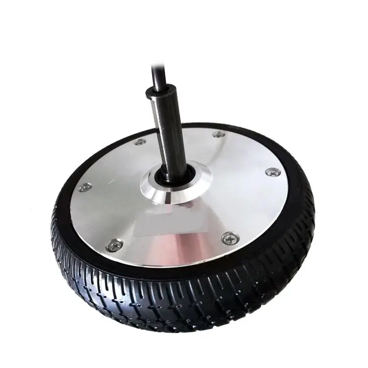 200W 24-48V 4.5-6.5 INCH dc hub motor with servo motor encoder for robot