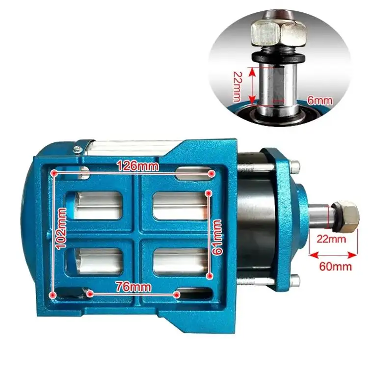 2500W 48-72V 600RPM Brushless DC Mid-mounted Motor