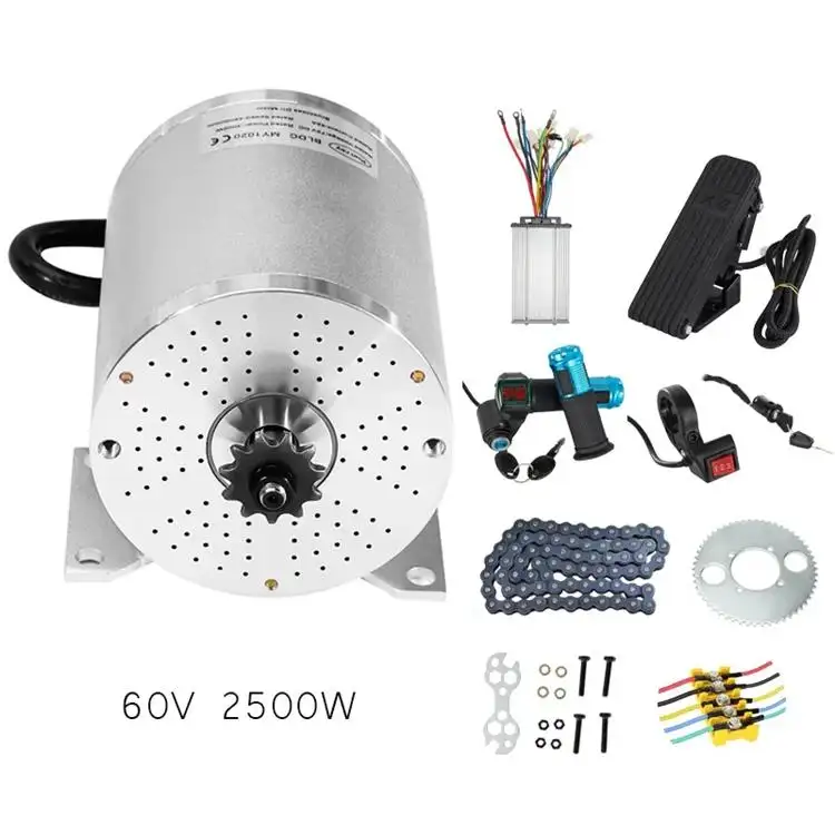 2500W 60V 4400RPM Waterproof Brushless dc Motor