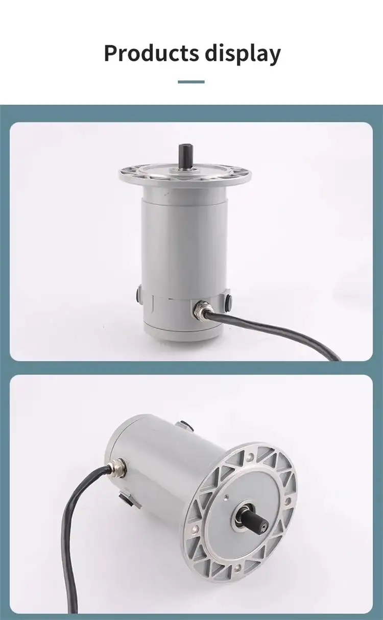 250W 12-60V 700-3000RPM Permanent Magnet Brushed Dc Motor