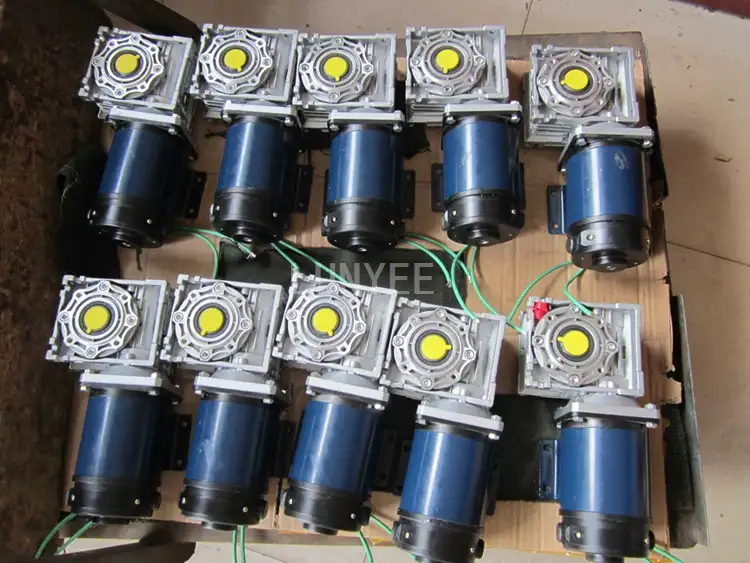 350-1000W 12-48V 1500-7500RPM PMDC worm gear motor