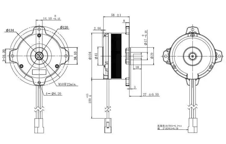 350-1200W 24-36V BLDC motor with controller