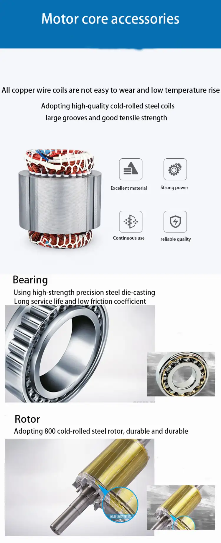400W 48V 3000RPM 60mm DC Servo Motor with break