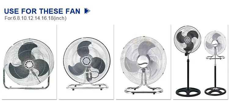 40-70W 100-240V 1450rpm Single-phase ac fan motor with brake