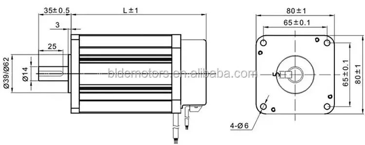 400-1200W 310V brushless dc fan motor