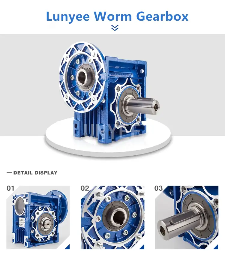 400W 220V Single-phase AC Induction Motor with worm gearbox