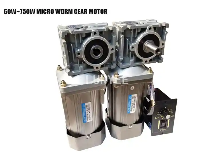 400W 220V Single-phase AC worm Gear Induction motor