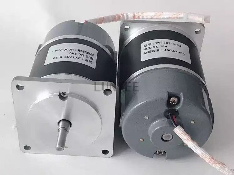 50-148W 24-110V PMDC Brushed Gear Motor