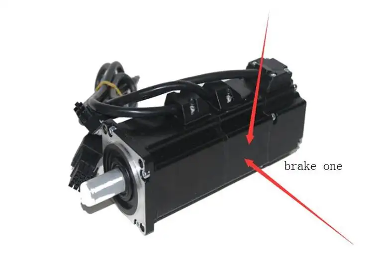 600W 220V 60mm AC Brake servo motor kit with brake