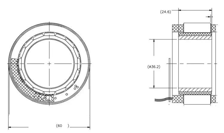 900W 24-48V 2000RPM High Torque BLDC Motor