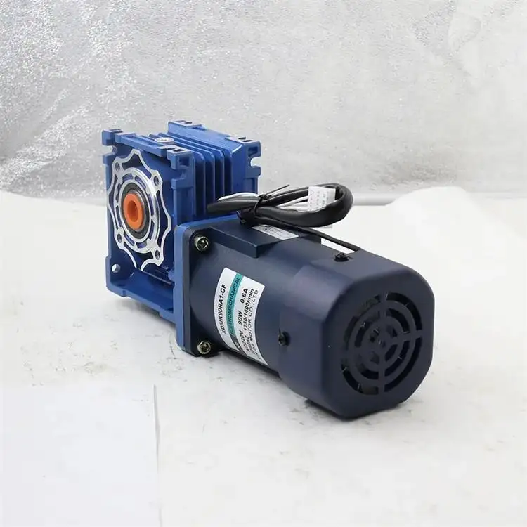 90W 220V Single phase AC reverse worm gear reduction motor