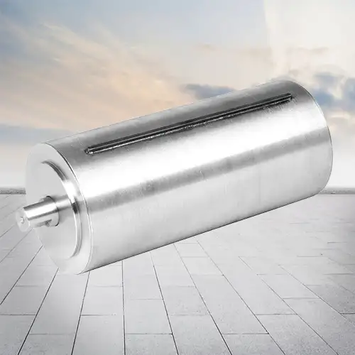 120W 36V 70MM BLDC Drum Motor Roller with Groove