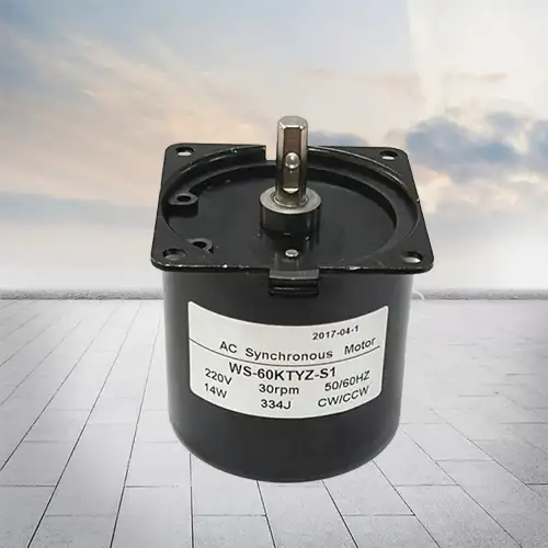 14W 110-220V 5-100RPM AC synchronous gear motor