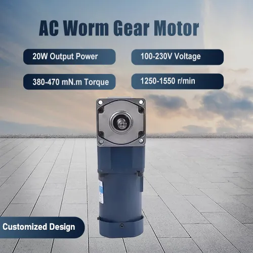 20W AC Worm Gear Motor